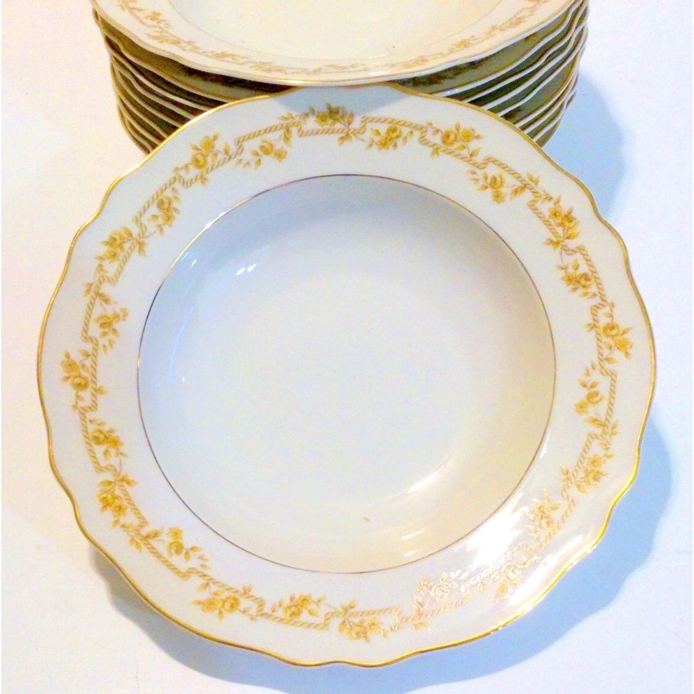 Set of 10 Franconia Krautheim Selb Bavaria Germany FR23 China Bowls